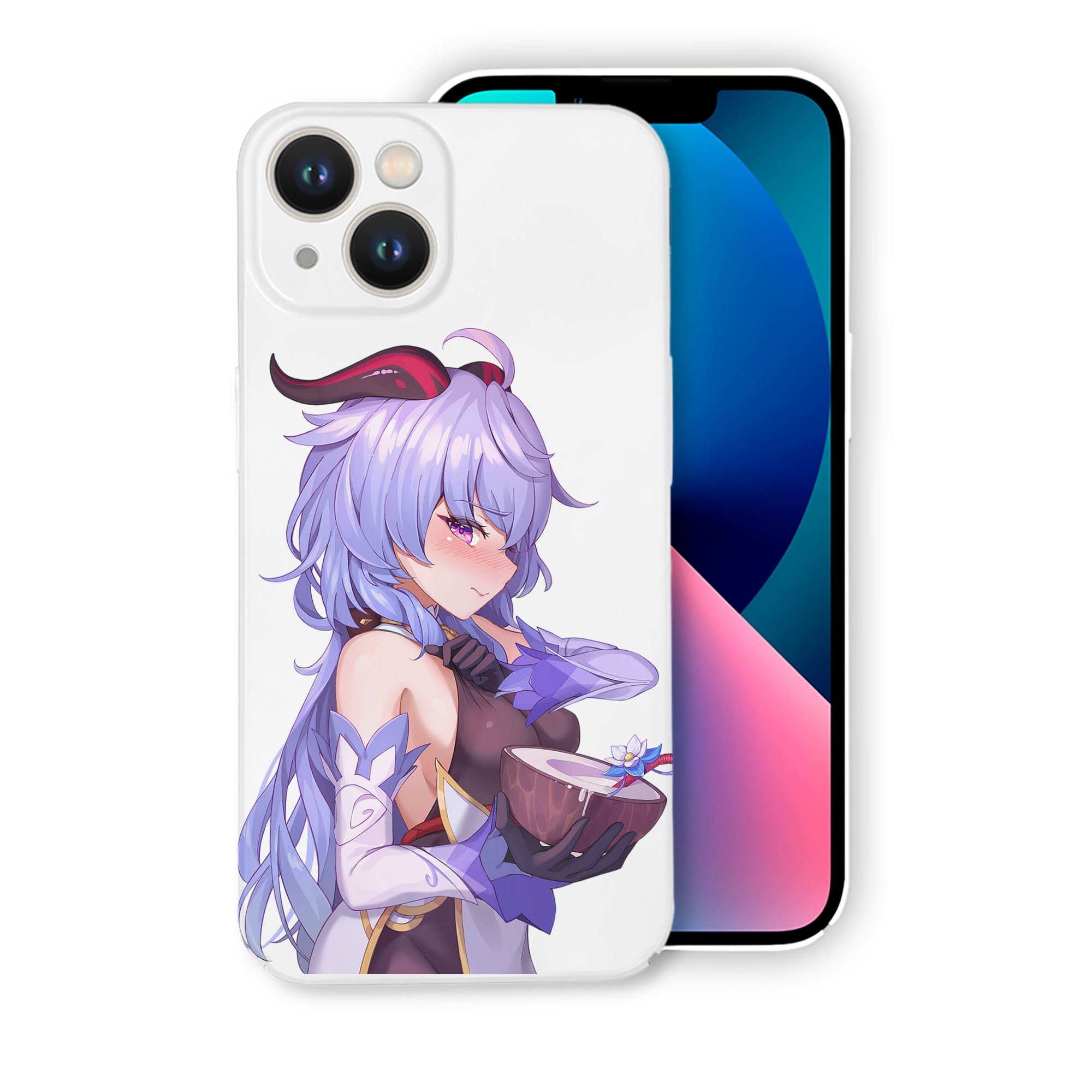 げんし神 甘雨 かんう genshin Ganyu 【iPhone 14シリーズ対応】ハードケース
